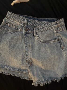 Ksubi denim wrap skirt